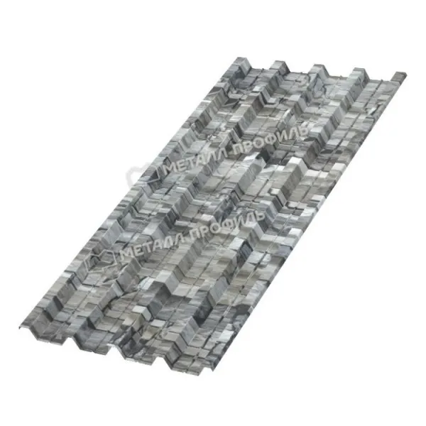 МеталлПрофиль (Ecosteel 0.5 БелыйКамень) Профилированный лист МП-20
