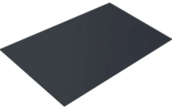 Плоский лист 0,45 PE-Double с пленкой RAL 9005 черный