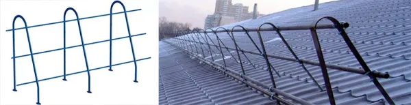 Ограждение кровельное ОК-h1200х3000 мм (8019)