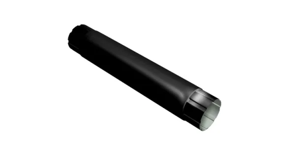 VEGAStyle 125/90 RAL9005 Труба соединительная 1м