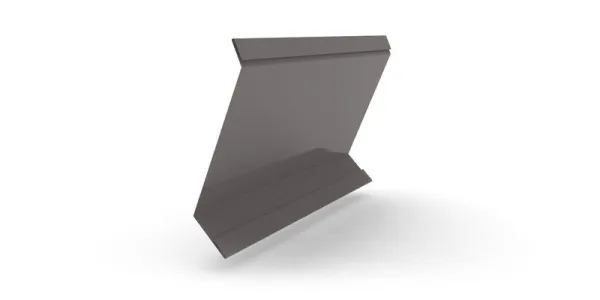 Планка капельник100х55 0,5 GreenCoat Pural BT, matt RR 21 светло-серый (RAL 7040 серое окно) (3м)