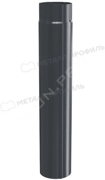 Труба водосточная Foramina PUR D100х3000 (PUR_Д-01-7024\7024-0.5)