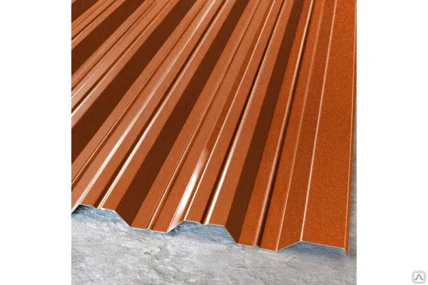 Профилированный лист НС-35х1000-B (VALORI-20-DarkBrown-0,5)