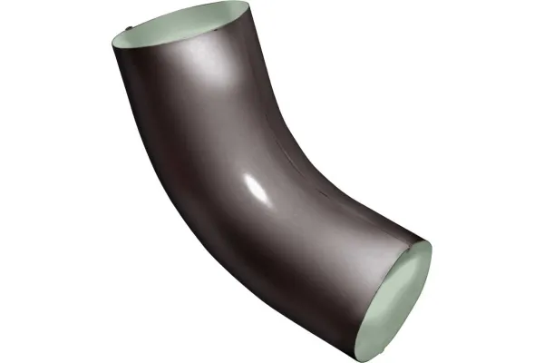 VEGAStyle 125/90 RAL8017 Колено трубы 60град