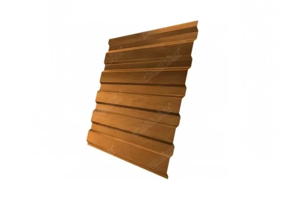 Профнастил Верховье С21R 0,45 Print Elite пленкой Golden Wood