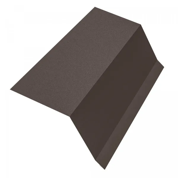 Aquasystem Карнизная планка 100*60мм (Длина 2.00м) Rooftop Шёлк RAL8017 PE 0,5мм Zn180