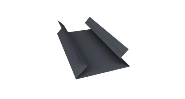 Планка карнизная 100х65 0,45 Drap ST RAL 7024 мокрый асфальт (3м)