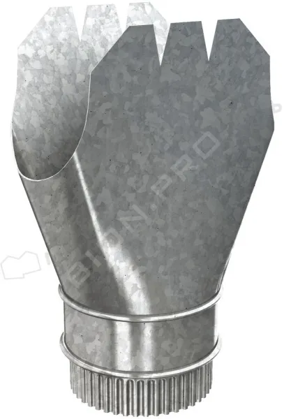 Воронка выпускная D185х150 (ОЦ-01-БЦ-0.5)