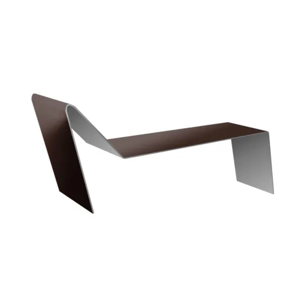 Планка примыкание нижнее к трубе для Кликфальц Pro 0,45 PE с пленкой RAL 3005 красное вино (2,5м)