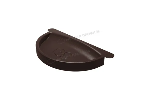 Заглушка желоба Foramina PUR D150 (PUR_Д-01-9010\9010-0.6)