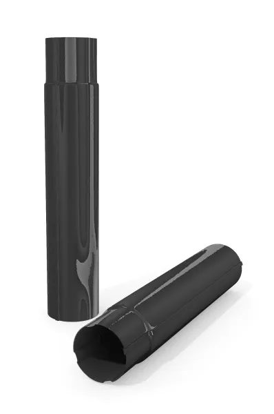 VEGAStyle 125/90 RAL9005 Труба круглая 2м