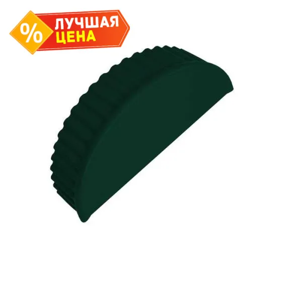 Заглушка торцевая Quarzit lite RAL 6005 зеленый мох