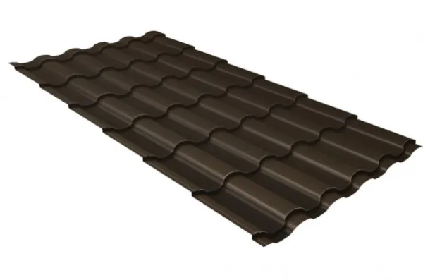 Профнастил HC44R Grand Line 0,5 PurPro Matt 275 RR 32 темно-коричневый