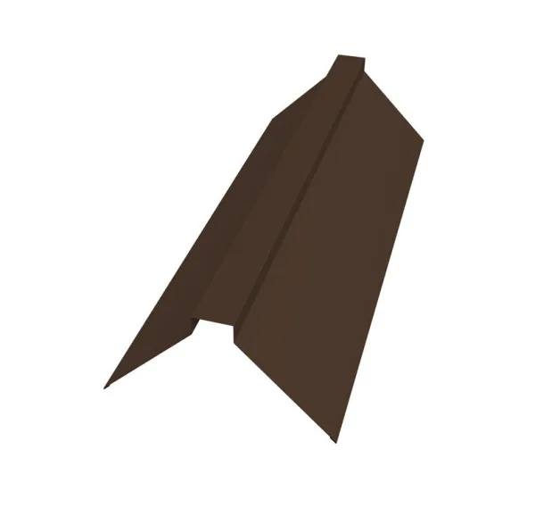 Планка конька плоского 175х50х175 0,5 Zn (2,5м)