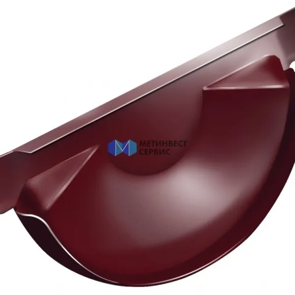 Заглушка торцевая Quarzit lite RAL 3005 красное вино