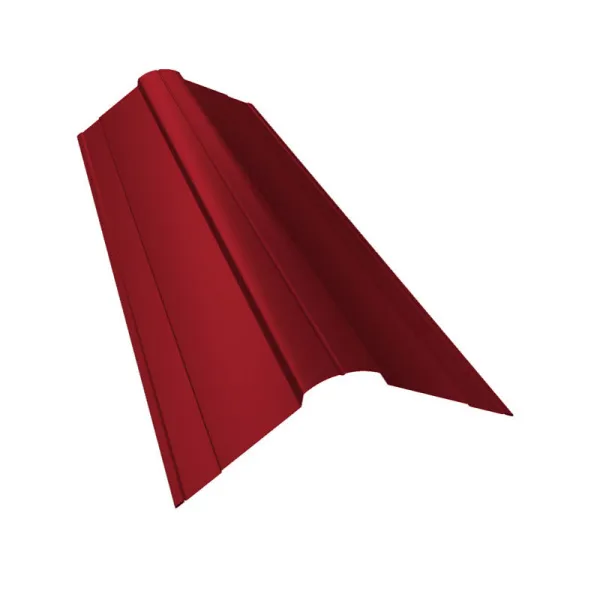 Планка конька фигурного 150x150 0,5 PurLite Matt RAL 7024 мокрый асфальт (2,5м)