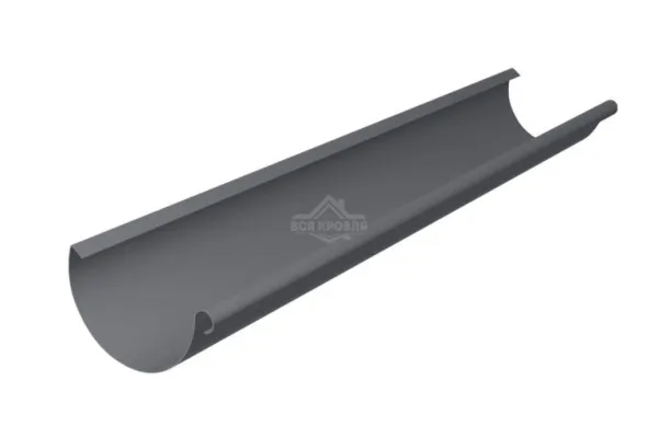 VEGAStyle 125/100 RAL7024 Желоб полукруглый 3м