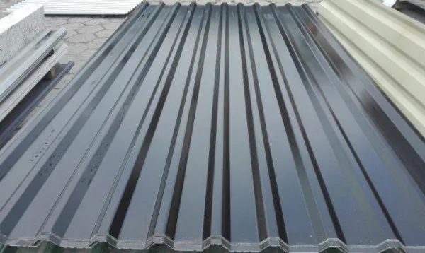 Профнастил С20В 0,5 Satin Мatt RAL 7024 мокрый асфальт