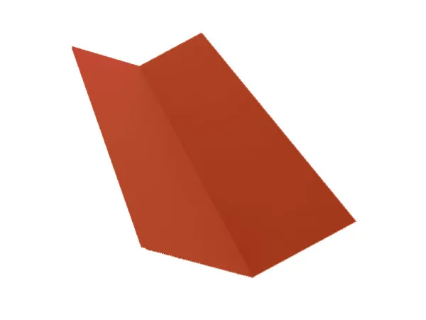 Планка ендовы верхней 145х145 0,5 Satin с пленкой RAL 5005 сигнальный синий (3м)