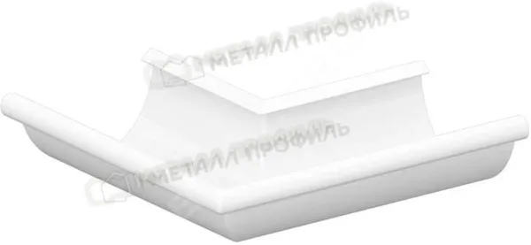 Угол желоба наружный Foramina PUR D150 (PUR_Д-01-9010\9010-0.6)