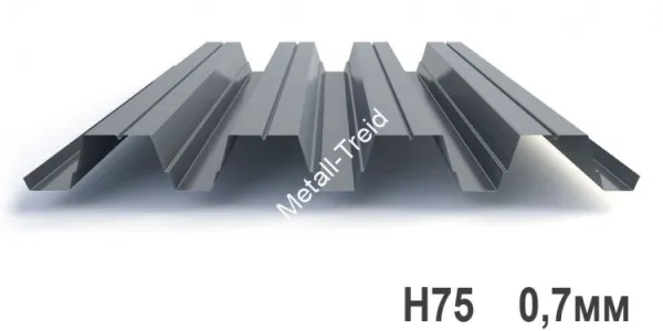 Профилированный лист Н-75х750-A (ПЭ-01-1014-0,7)