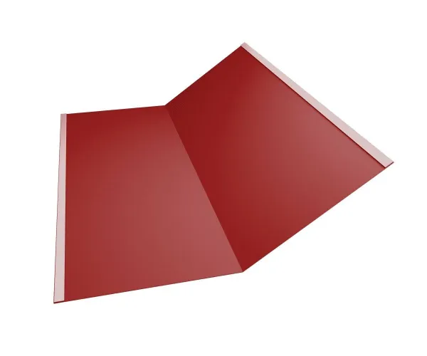 Планка ендовы верхней 115х30х115 0,5 Satin RAL 3011 коричнево-красный (2,5м)