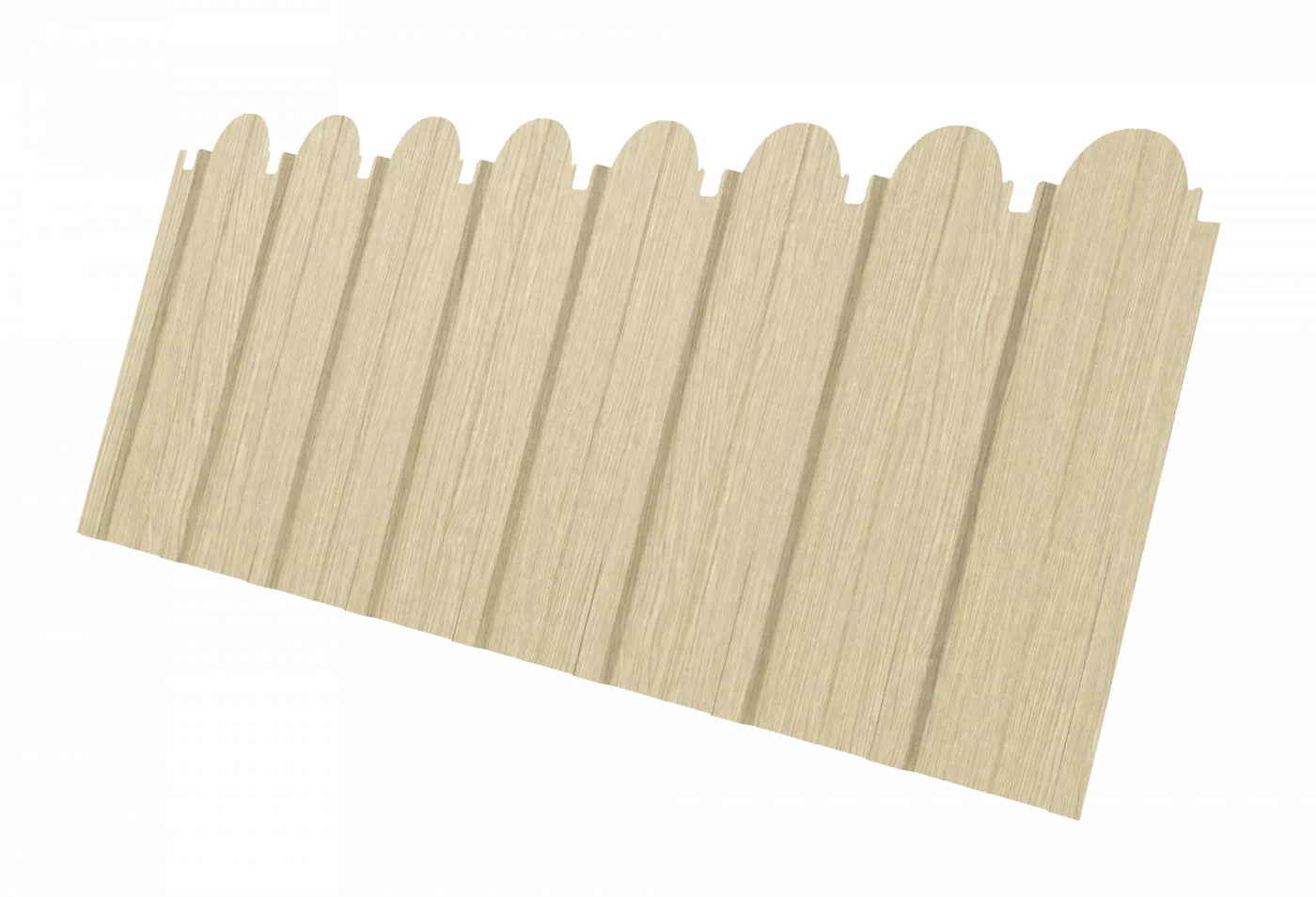 Профнастил С10A фигурный 0,45 Print Elite White Wood