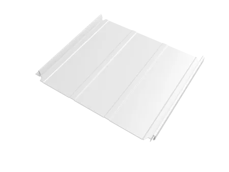 Кликфальц Grand Line 0,5 Satin с пленкой на замках RAL 9003 сигнальный белый