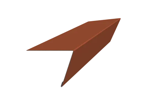 Планка капельник 100х55 0,45 Drap TX RAL 8017 шоколад (2,5м)