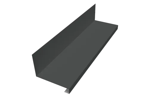 Планка примыкание нижнее к трубе для Кликфальц Pro 0,45 Drap TX RAL 8004 терракота (2м)