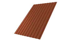 Профнастил С8А 0,5 Satin RAL 3009 оксидно-красный
