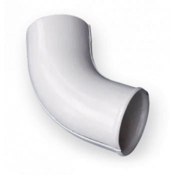 VEGAStyle 125/90 RAL9003 Колено трубы 60град