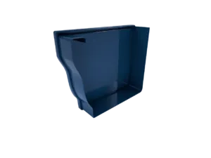 Заглушка желоба левая Vortex Lite 130мм RAL 7004 сигнальный серый