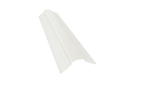 Планка конька фигурного 70x70 0,45 PE с пленкой RAL 1015 светлая слоновая кость (2,5м)