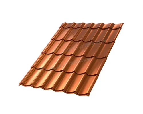 Металлочерепица МП Монтерроса-ML (AGNETA-20-Copper\Copper-0.5)