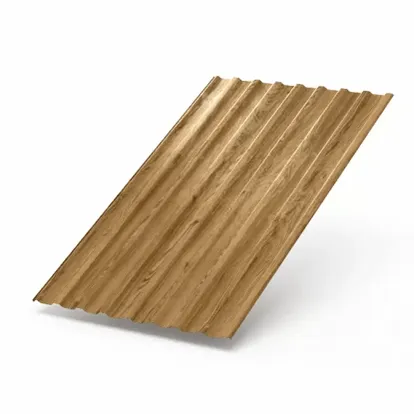 Профилированный лист МП-20х1100-R (ECOSTEEL_T-01-Кедр-0,5)