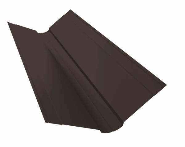 Планка ендовы верхней 115х30х115 0,5 Rooftop Matte RR 32 темно-коричневый (2,5м)