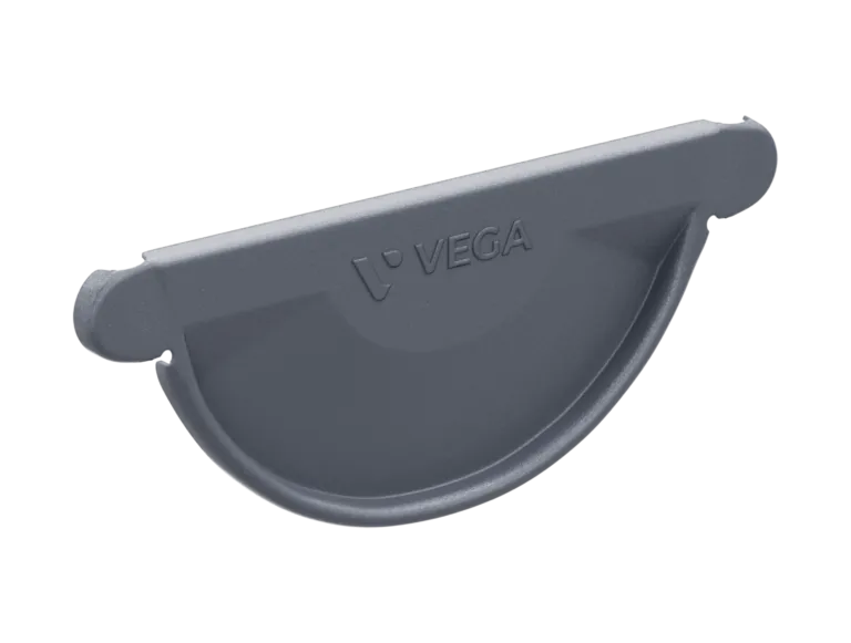 VEGAStyle 125/90 RAL9005 Заглушка желоба