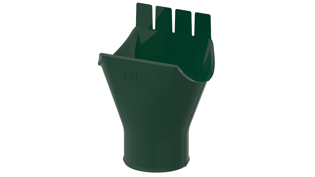 VEGAPROM 200/180 RAL7004 Воронка выпускная ф180 (жел.ф200)мм