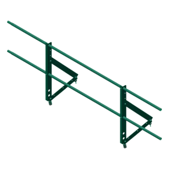 Ограждение кровельное Optima 0,9х2м RAL 7004
