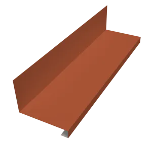 Планка крепежная фальц 0,45 Drap ST RAL 8004 терракота (3м)