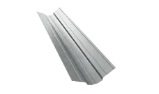 Планка конька фигурного 70x70 0,45 Drap TX RAL 7004 сигнальный серый (2,5м)