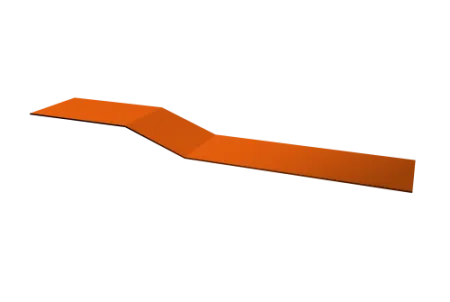 Планка крепежная фальц 0,45 Zn (2,5м)