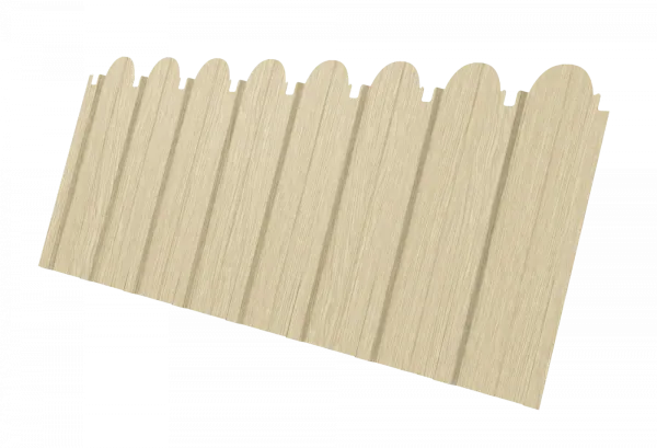 Профнастил С10A фигурный 0,45 Print Elite White Wood