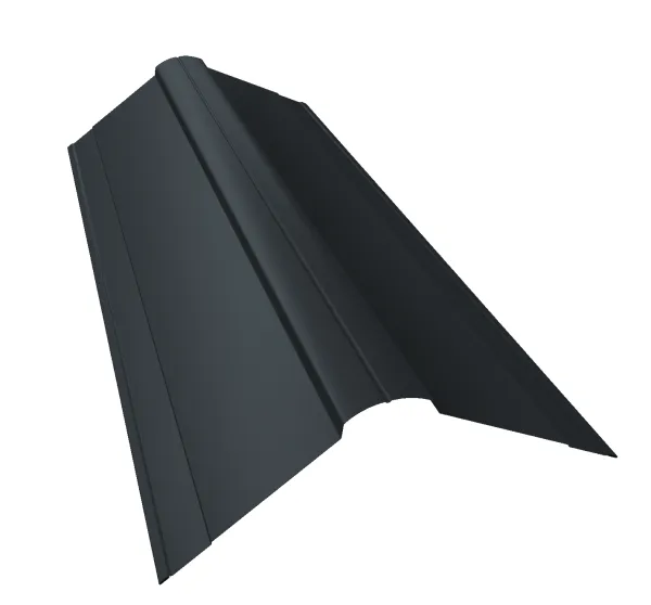 Планка конька фигурного 150x150 0,5 Satin Matt RAL 7016 антрацитово-серый (2,5м)