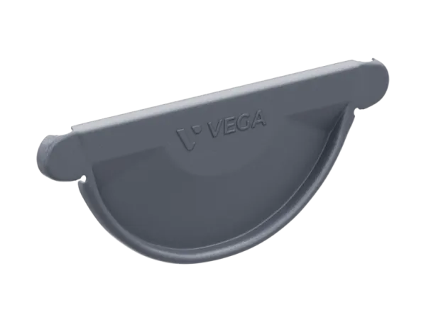 VEGAPROM 200/180 RAL7024 Заглушка желоба ф200мм