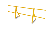 Ограждение кровельное Optima 1,2х2м RAL 1021