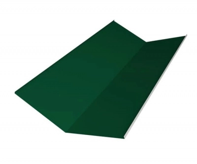 Планка ендовы верхней 145х145 0,45 Drap TX RAL 6005 зеленый мох (2,5м)