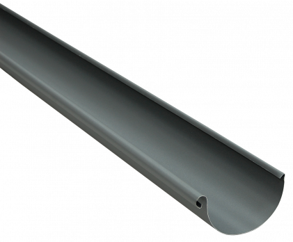 Желоб полукруглый Grand Line 125 мм 3 м RAL 9005 черный