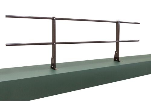 Труба для ограждения кровельного Optima RAL 8017 2м